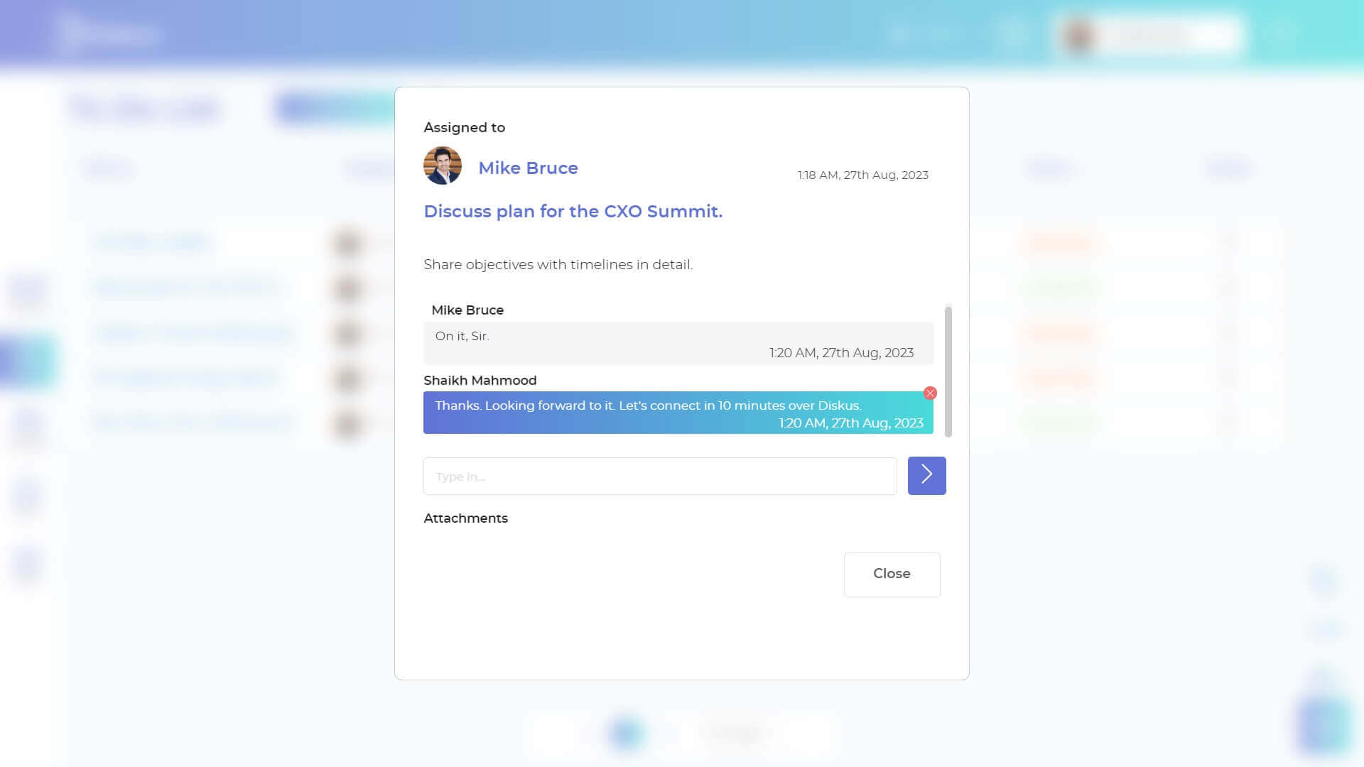 Diskus Feature - Calendar Sync, Notes, and To-do List